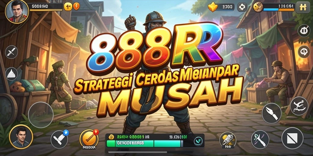Tangkapan layar gameplay mendalam dari 888R yang menunjukkan strategi pertempuran.