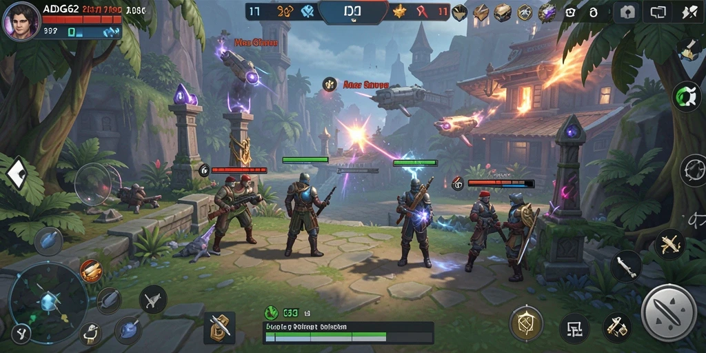 Tampilan gameplay strategis ADG62 yang menegangkan dan penuh tantangan.