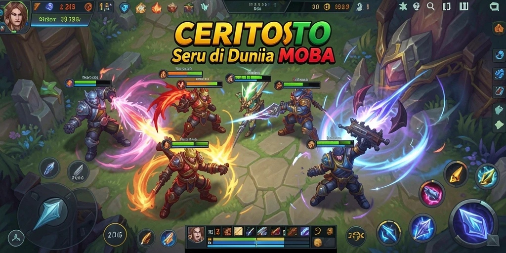 Screenshot gameplay CERITOTO menampilkan aksi pertempuran yang mendebarkan.