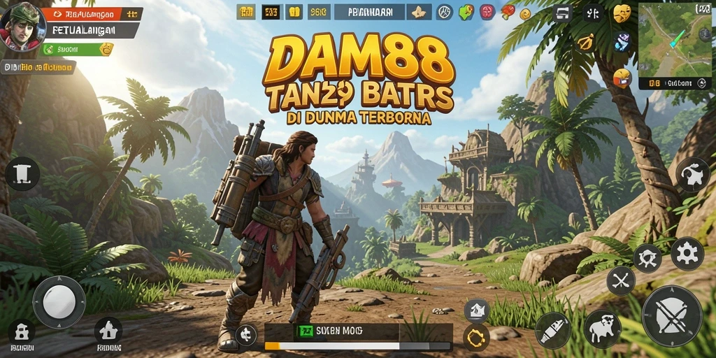 Screenshot DAM88 menunjukkan aksi petualangan seru di dunia terbuka.