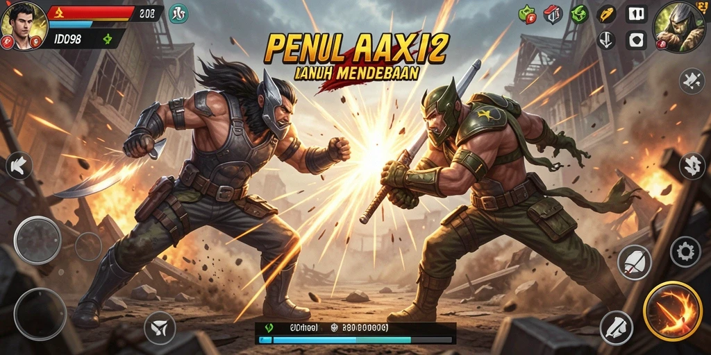 Tampilan mengesankan dari gameplay pertarungan di ID098.