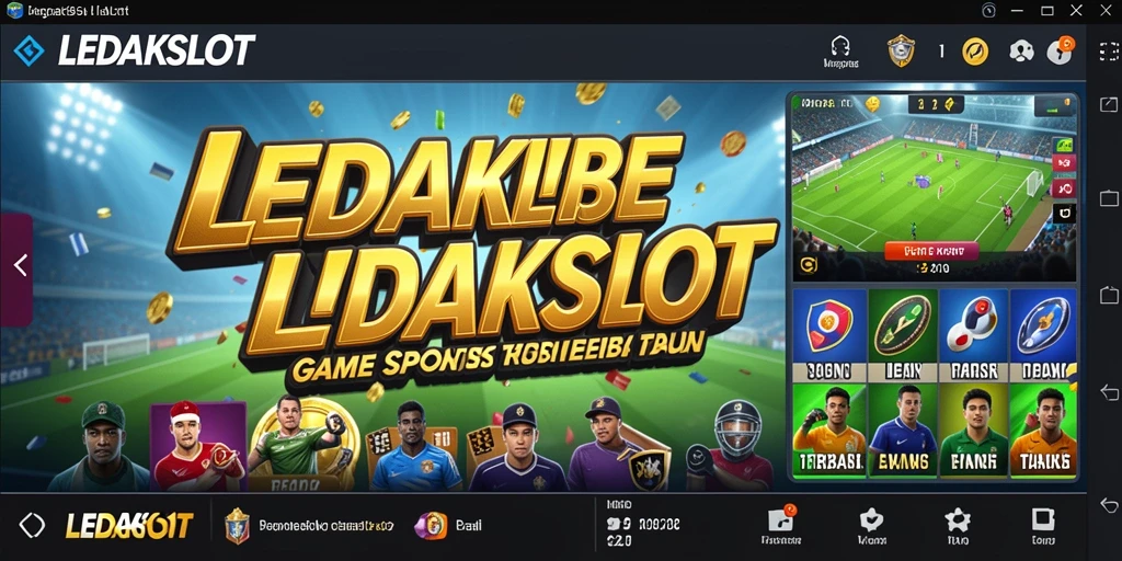 Tampilan menarik dari gameplay Sportsbook LEDAKSLOT yang penuh aksi.