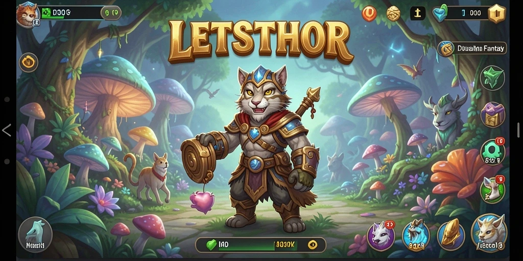 Tampilan gameplay LETSTHOR yang interaktif dan mengasyikkan.