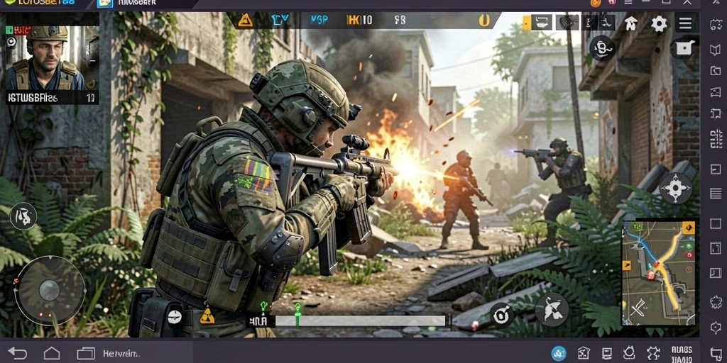 Tampilan gameplay LOTUSBET88 yang intens dan penuh aksi.