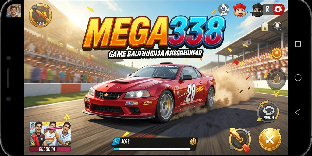 Gameplay balap yang mengasyikkan dan penuh aksi di MEGA338.
