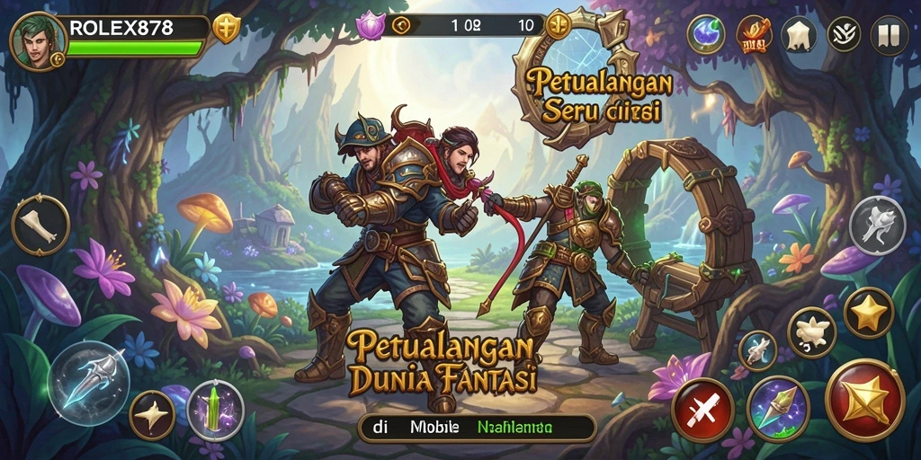 Tampilan gameplay menakjubkan dari ROLEX878 dengan petualangan mendebarkan.