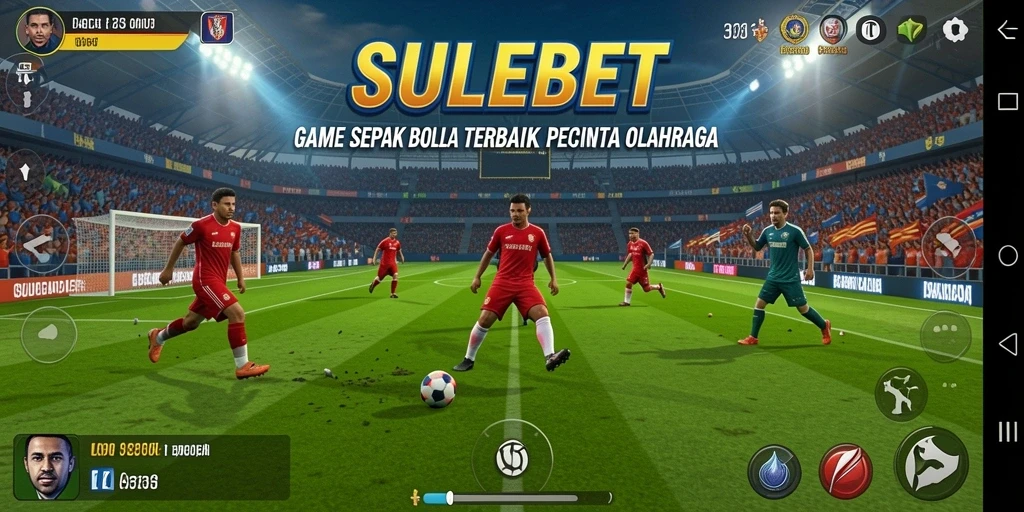 Tampilan gameplay <strong>SULEBET</strong> yang menarik dan realistis saat pertandingan sepak bola.